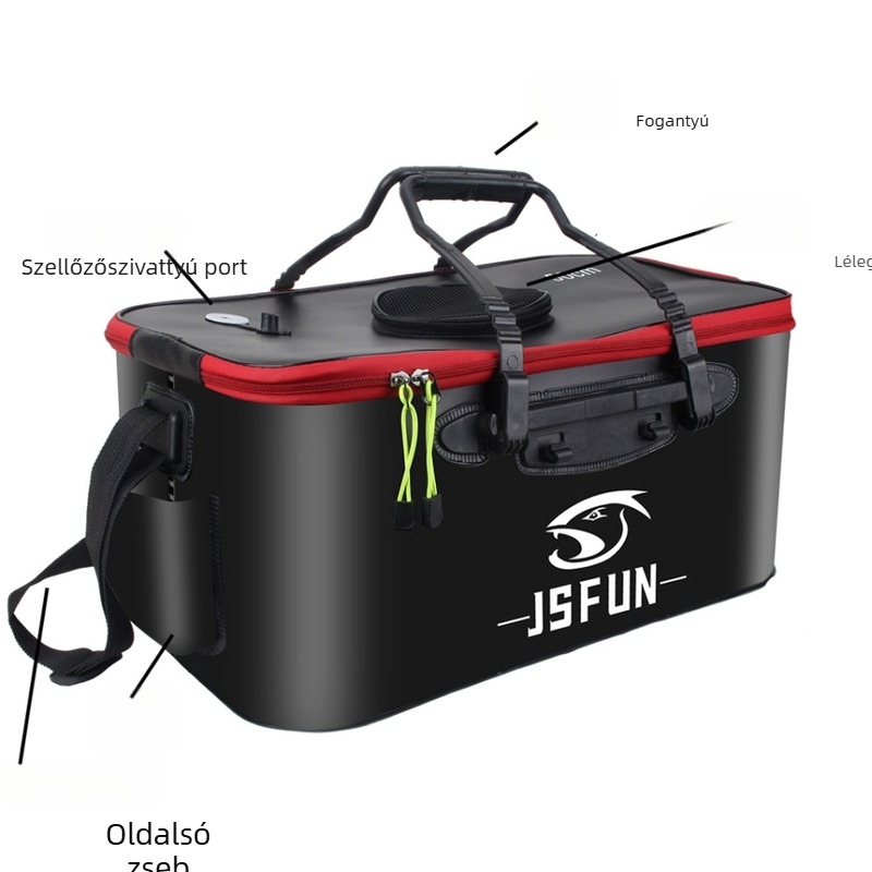 Összecsukható EVA élőhalas doboz – JsFun, autóba szerelhető, tengeri horgászathoz, 500 g