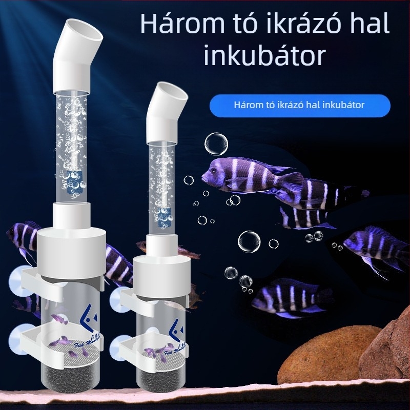 Ciklideknek szánt tojásinkubátor egyedi formájú kialakítással, akril burkolat, inkubációs funkció, akváriumi felszerelés, Yuer márka