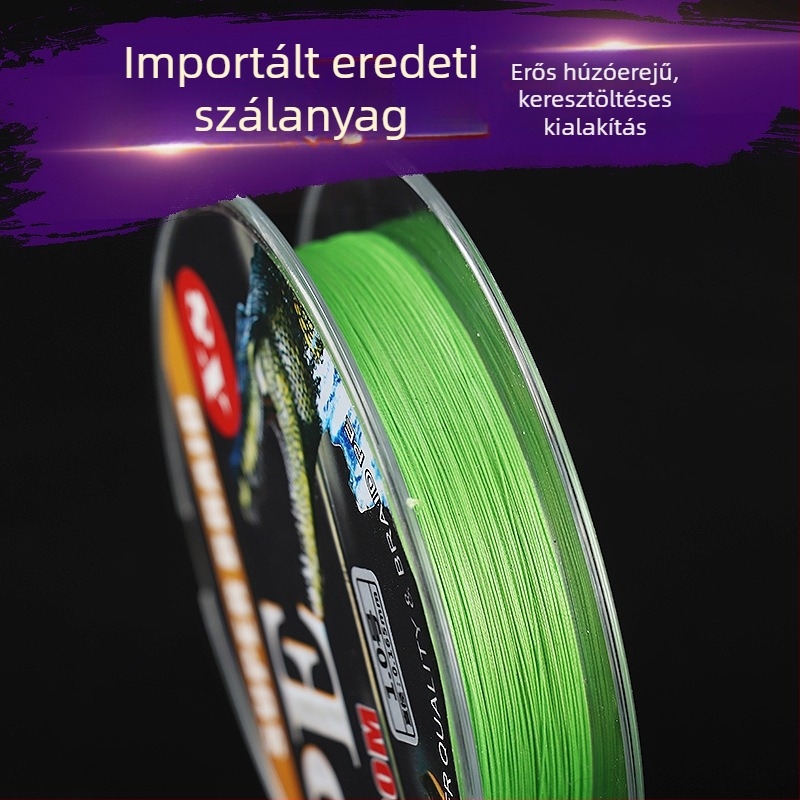 Fő halászati damil - Crocodile hunting, PE, erős, 100 darabos csomag, halászati damil