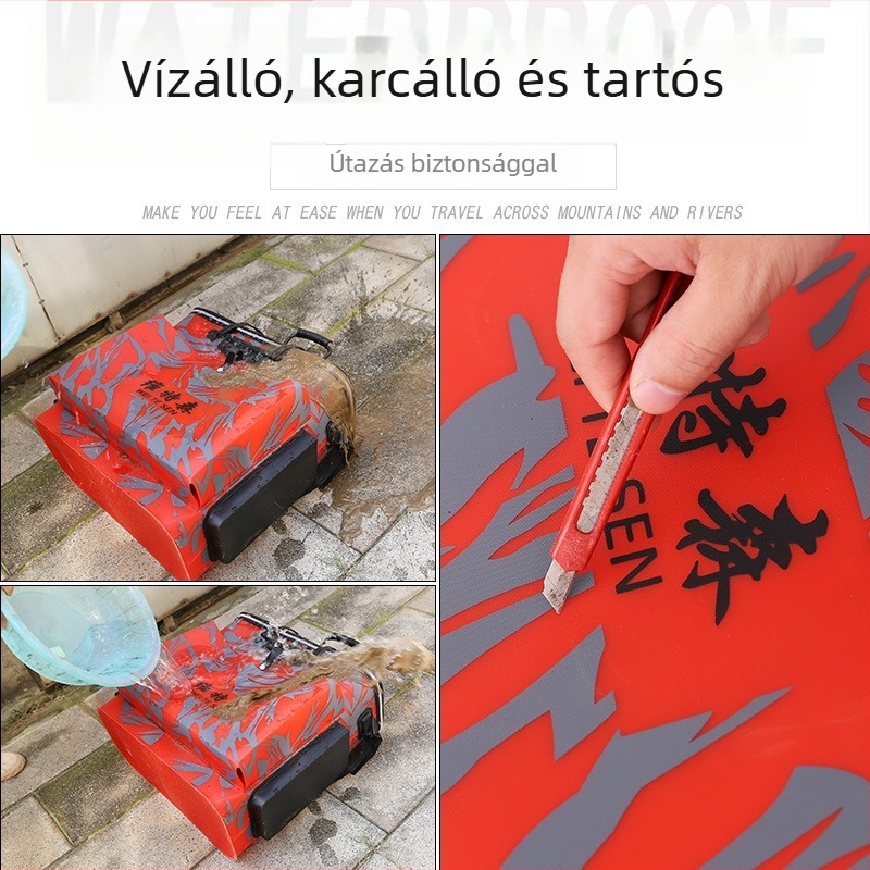 Élő halak számára hordó, összehajtható EVA kivitel, vastagodott kialakítás, többfunkciós horgász felszerelés táska