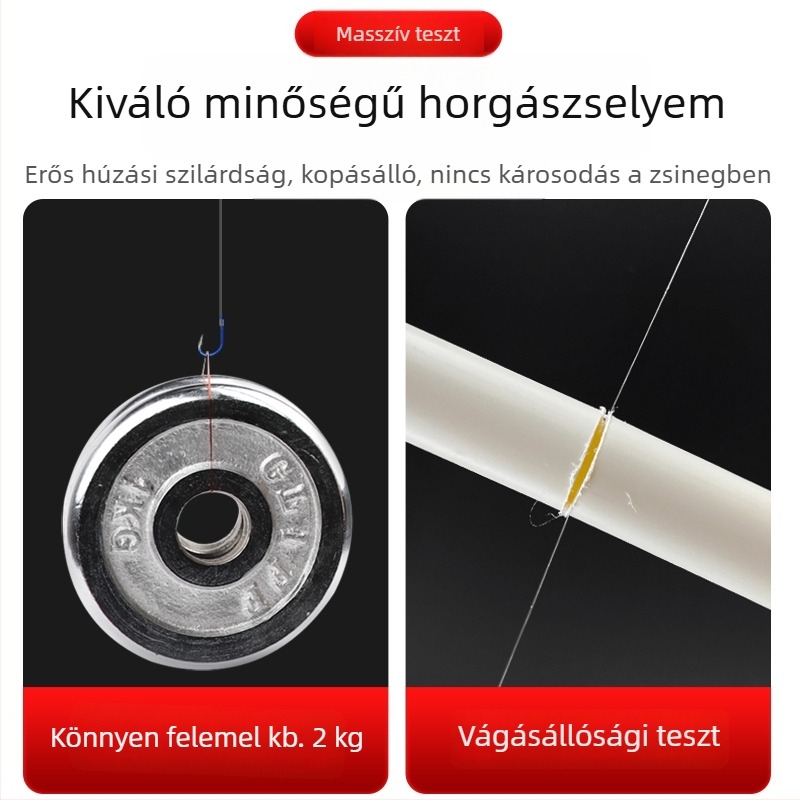 Ise-Nomi arany hüvelyű ólmos fejű, dupla horoggal – vadvízi horgászathoz való felszerelés, automatikus aljkeresés