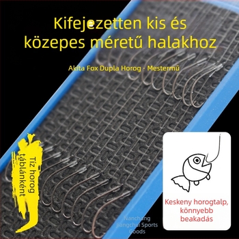 Akita Fox Line kettős horoggal, kézzel kötött, kész vezető készlet