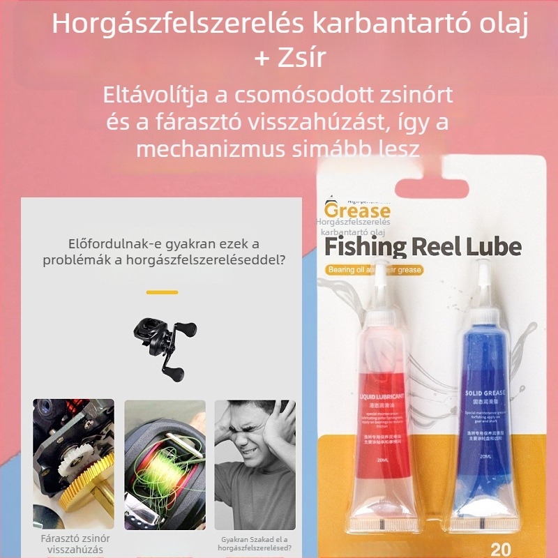 Hasda Horgászorsó Karbantartó Olaj és Zsír Készlet