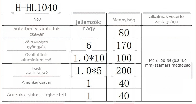 Fényes tök alakú horgászkészlet, dobozos kiegészítők, 40 darabos készlet, foszforeszkáló anyag