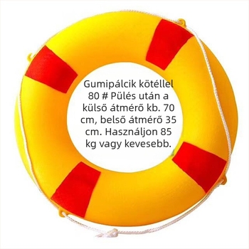 Felnőtt kör alakú PVC úszógumi, vastagított, kopásálló, varrat nélküli, környezetbarát PVC