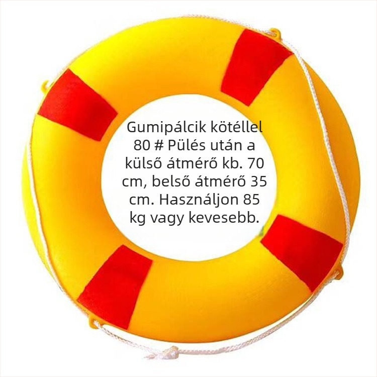 Felnőtt kör alakú PVC úszógumi, vastagított, kopásálló, varrat nélküli, környezetbarát PVC