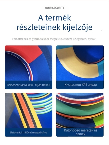 XPE nem felfújható úszókör, könnyű, felnőttek és gyerekek számára, úszáshoz és vízi sportokhoz