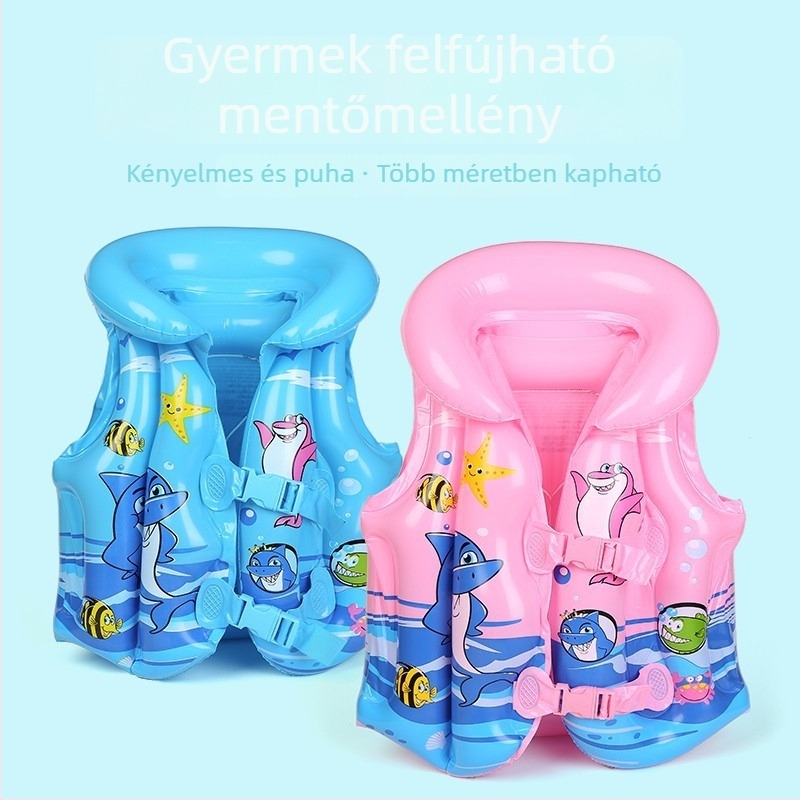 Gyermekeknek szóló felfújható úszó mellény kezdőknek – univerzális méret