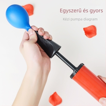 Lábpedálos pumpa jóga labdához, uszodai gyűrűhöz és lufikhoz; anyag: műanyag; csomagolás: 100 db; import: Nem; IP engedély: Nincs