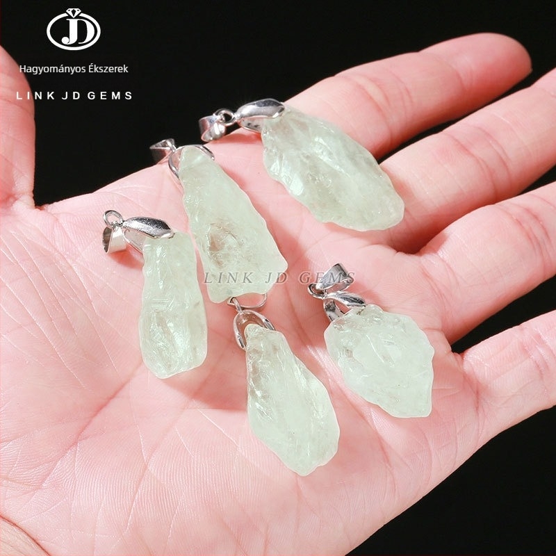 DIY kristályból készült ékszer kiegészítő — vágás, őrlés és polírozás; kavicsos minta; divatos városi stílus