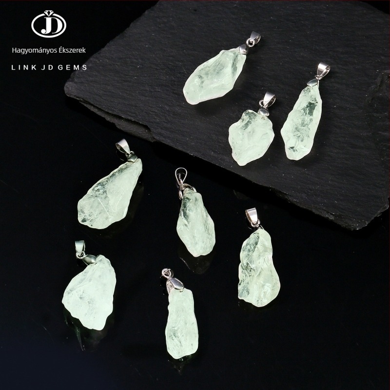 DIY kristályból készült ékszer kiegészítő — vágás, őrlés és polírozás; kavicsos minta; divatos városi stílus