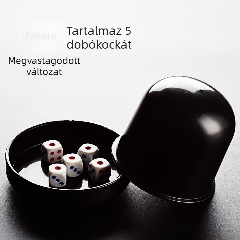 Kocka pohár készlet, vastag falú, bárokban és karaoke használatra