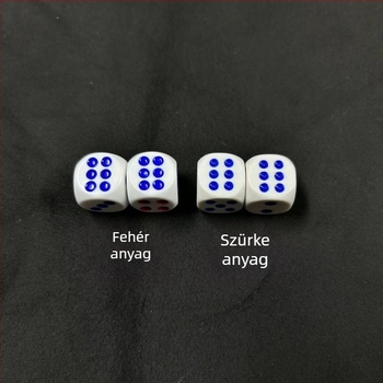Varázslatos színes dobókocka – fehér ABS D4 sakkozáshoz és kártyajátékokhoz