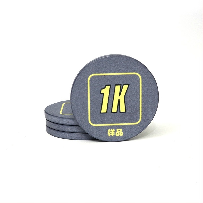 40 mm kerámia póker zsetonok vasmaggal Texas Hold'emhez