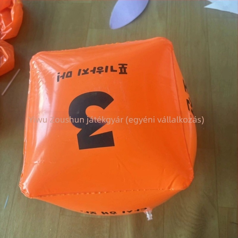 PVC Felfújható dobókocka partikhoz – testreszabható, anyag PVC, stílus derékszögű, négyszögletes forma