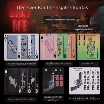 Scoundrel Tavern kártyajáték – többjátékos buli és csapatépítés (14+)