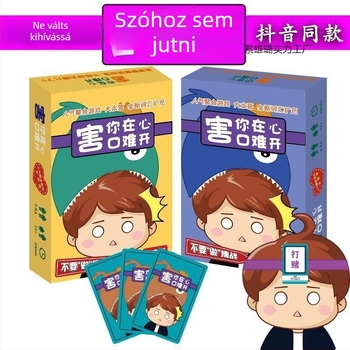 Társasjáték-kártyák — szórakozás, rejtvény; Anyag: Papír; Csomagolás: Színes doboz; Alkalmas 7–14 éveseknek