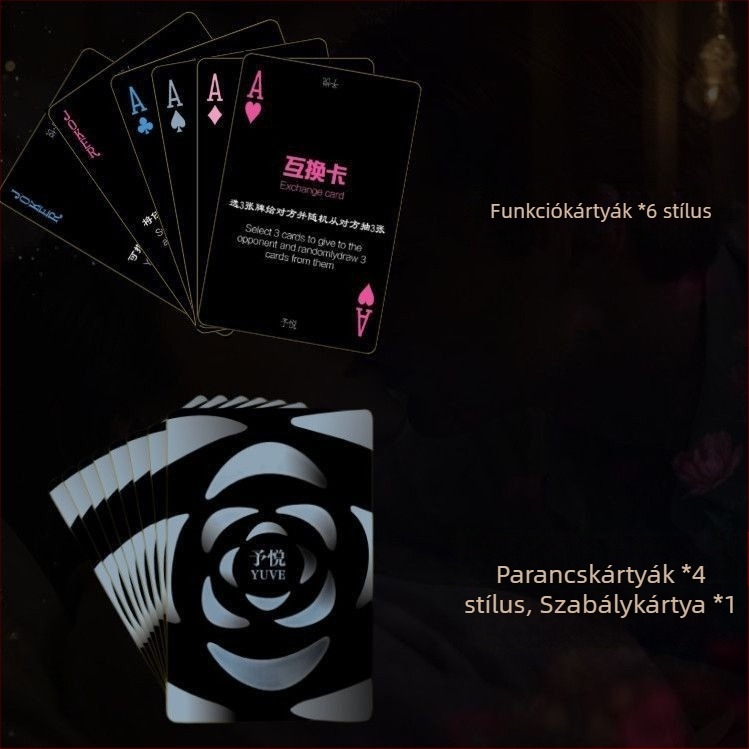 Kétfős párjáték - interaktív kártyajáték, papíralapú kártyák, csomagolásban, 14+