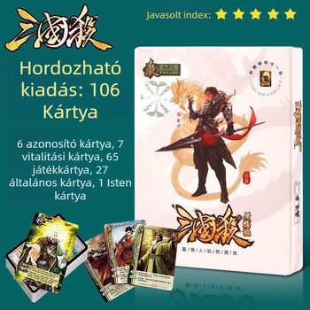Youka hordozható társasjáték: Három Királyság Gyilkossága – kártyákkal; Anyag: papír; Csomagolás: doboz; Megfelelő korcsoportok: 7–14, 15–35, 36–60, 61+
