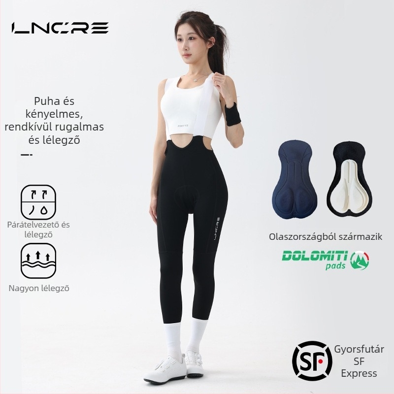 Hunting Speed női kerékpáros bibnadrág – Nylon-Spandex, gyors száradás, őszi szezon