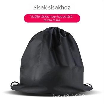 Motorkerékpár sisak zsák, poliészter, hátizsák-stílus, esővédő nélkül