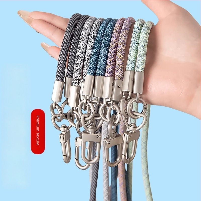 Telefonnyakpánt crossbody – 7 mm vastag poliészter, fém csattal, uniszex, logó nyomtatás elérhető