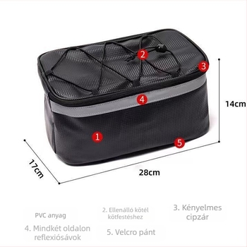MJR Modell 340 PVC vízálló hátsó ülés táska kerékpárhoz