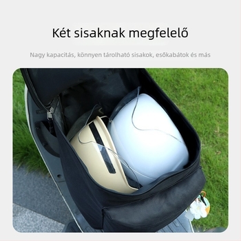 Hátsó tárolótáska elektromos motorkerékpárhoz – kerékpártáska, bélés nélkül, Márka: Egyéb, Kategória: kerékpártáska