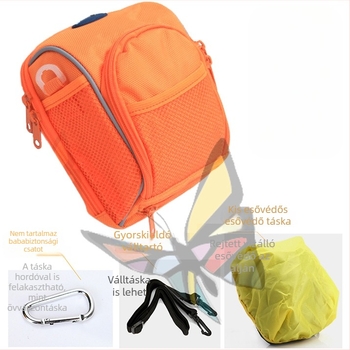 Első kormánytáska összecsukható kerékpárokhoz és hegyikerékpárhoz