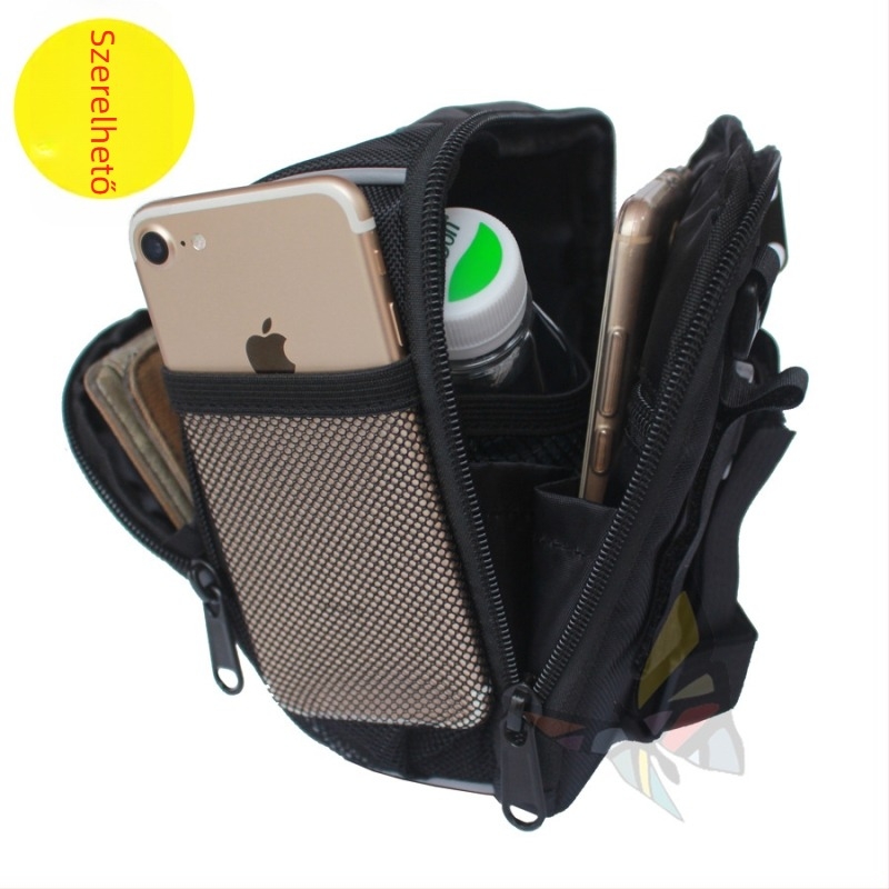 Első kormánytáska összecsukható kerékpárokhoz és hegyikerékpárhoz