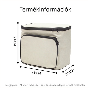 Hátsó tároló táska elektromos kerékpárhoz – 8 L, vízálló Oxford anyagból, modell GQ-2233, belső bélés