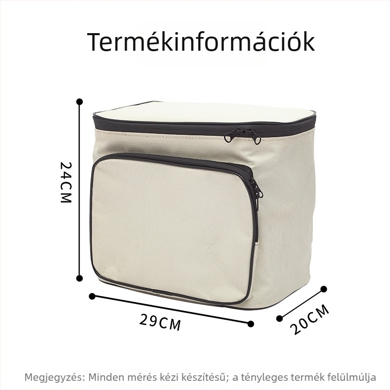 Hátsó tároló táska elektromos kerékpárhoz – 8 L, vízálló Oxford anyagból, modell GQ-2233, belső bélés