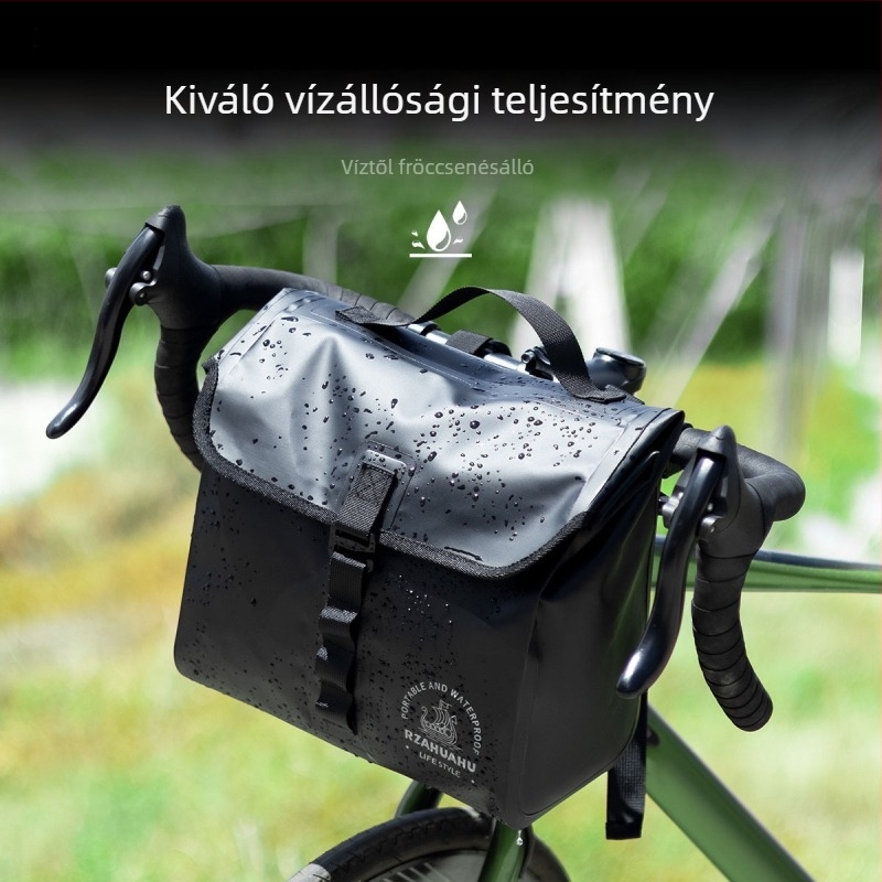 Kerékpártáska – vízálló PVC, 9L kapacitás, 1636 modell, Aiying márka, több rögzítési mód