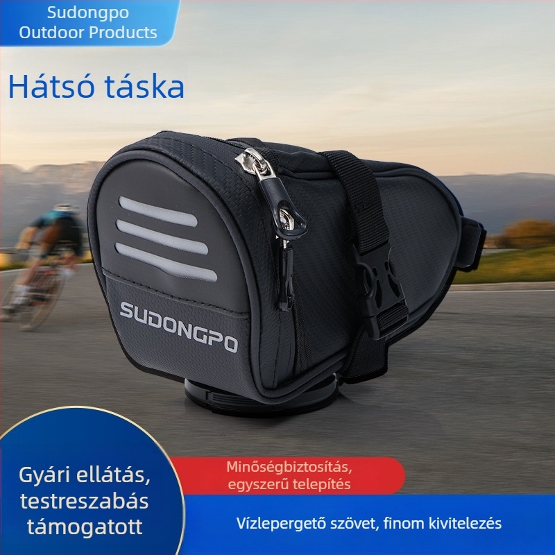Kerékpár nyereg alatti táska MTB-hez és országúti kerékpárokhoz, hordozható mini szerszámkészlet