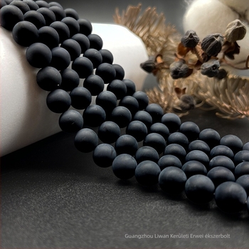 Szabad gyöngyök, matt polírozott agat, Guangzhou, 2023 tél