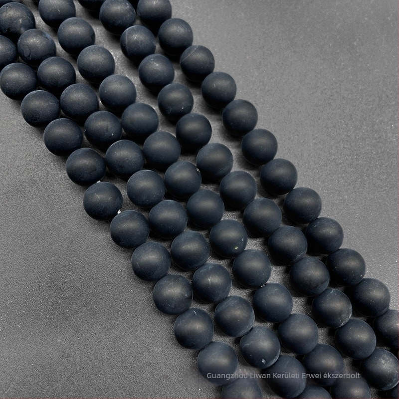 Szabad gyöngyök, matt polírozott agat, Guangzhou, 2023 tél