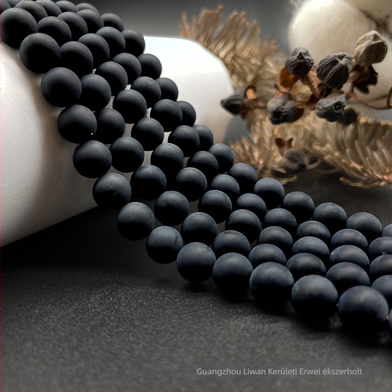 Szabad gyöngyök, matt polírozott agat, Guangzhou, 2023 tél