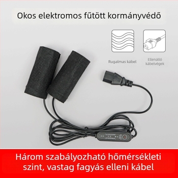 Xinpuda Fűtött kormánykesztyű elektromos járművekhez, USB tápellátás, Nylon, uniszex, felnőttek