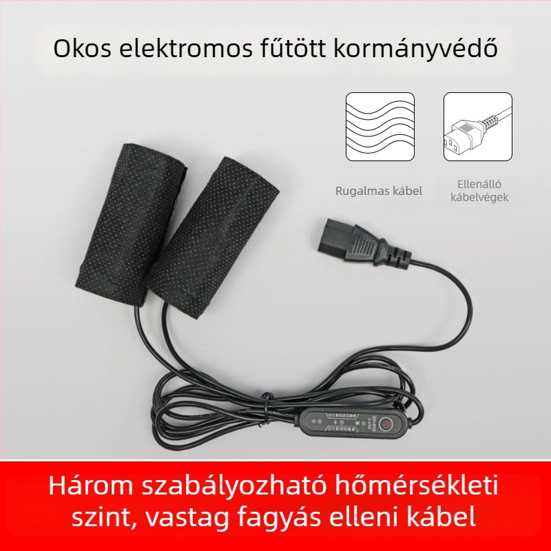 Xinpuda Fűtött kormánykesztyű elektromos járművekhez, USB tápellátás, Nylon, uniszex, felnőttek