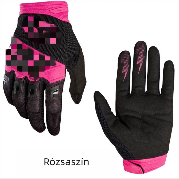 Nylon kerékpáros kesztyűk felnőtteknek, terep/ MTB használatra, hosszú ujjas