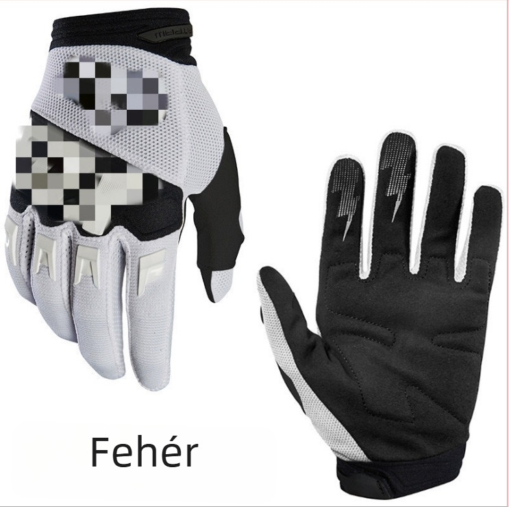 Nylon kerékpáros kesztyűk felnőtteknek, terep/ MTB használatra, hosszú ujjas
