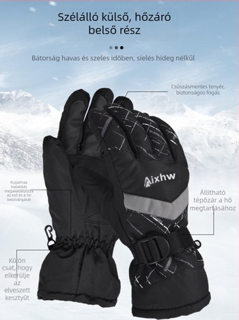 Aixhw síkesztyűk – szélálló és meleg, felnőtteknek, semleges nem