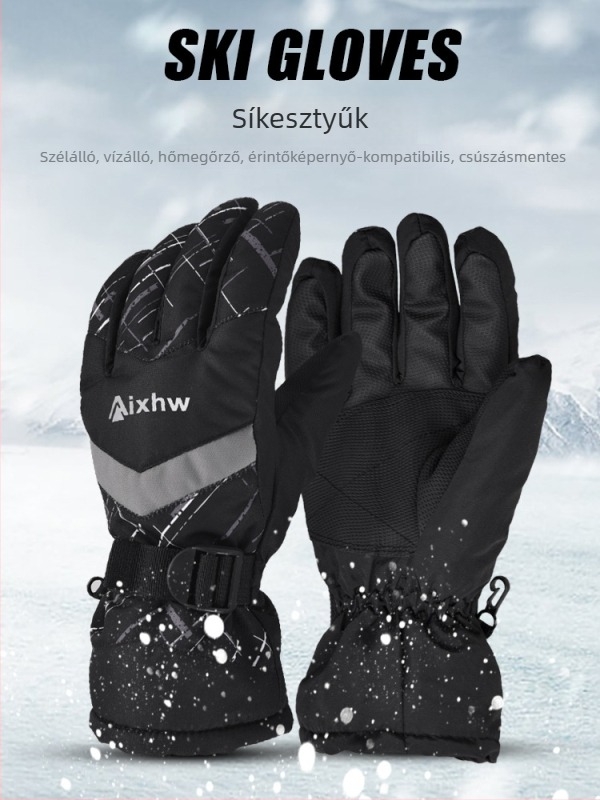 Aixhw síkesztyűk – szélálló és meleg, felnőtteknek, semleges nem