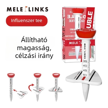 Melelinks Műanyag Golf Tüske Tartó és Edzés Kellékek Készlet