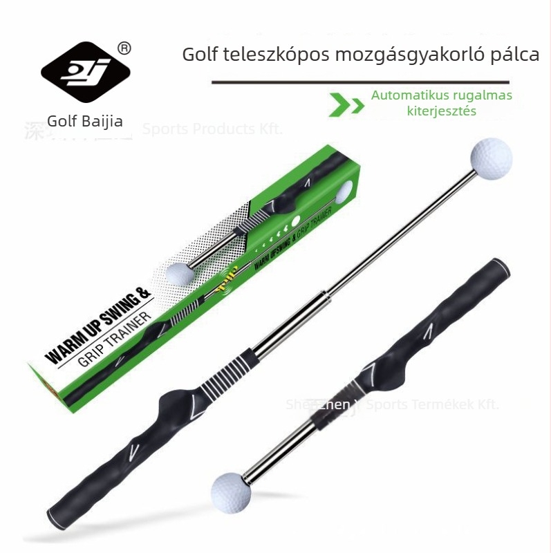 Golf swing tréner — Tall Balls, gumi és fém, modell BJ-229