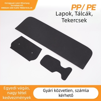 Polietilén lemez utazótáskákhoz – 0,6–5 mm vastagság; alkalmas arcvédőkre, táskákra, lábbelikre és autókhoz
