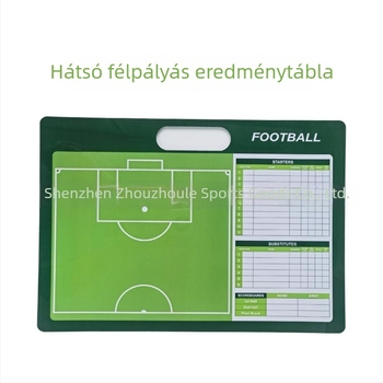 Mágneses taktikai tábla melléktáblával kosárlabda és futball edzésekhez (PVC anyag; logó nyomtatva; 20 darabos csomag)