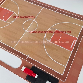 Mágneses taktikai tábla melléktáblával kosárlabda és futball edzésekhez (PVC anyag; logó nyomtatva; 20 darabos csomag)