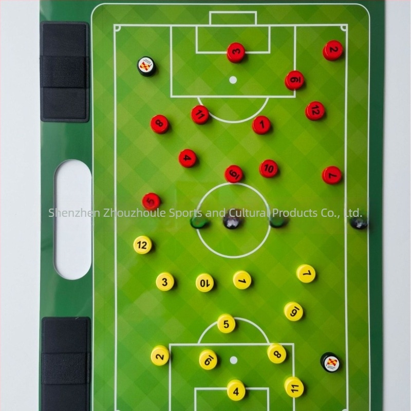 Mágneses taktikai tábla melléktáblával kosárlabda és futball edzésekhez (PVC anyag; logó nyomtatva; 20 darabos csomag)