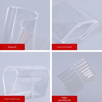PVC átlátszó ékszer tároló zacskó önzáró záródással – 50 db-os csomag, anti-oxidáció, fülbevalókhoz, Renfan packaging